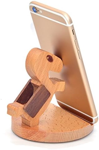 Doğal Ahşap Cep telefonu Standı/Tutucu iPhone İpad Samsung tablet telefon Plaka PC Kungfu Çocuk Poz
