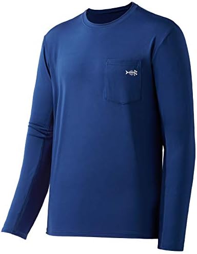 BASSDASH erkek UPF 50 + Performans Uzun Kollu Tişört UV Güneş Koruma Balıkçılık Yürüyüş Spor Gömlek
