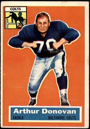 1956 Topps 36 Sanat Donovan Baltimore Colts (Futbol Kartı) VG Colts Boston Koleji / Notre Dame