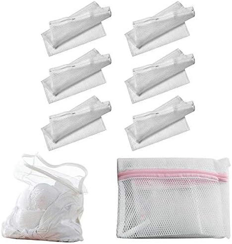6 File çamaşır torbası 14 x 18 İç Çamaşırı Narin Külot Hortum Sütyen Yıkama Koruma