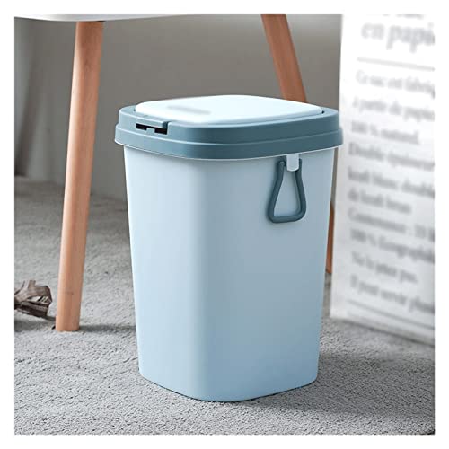 GENİGW Yeni çöp tenekesi Oturma Odası Mutfak Banyo Tuvalet Dar çöp tenekesi Basın Tipi Depolama Kağıt sepeti kapaklı çöp