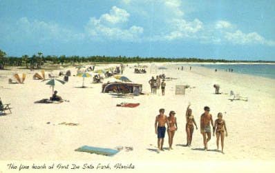Fort De Soto parkı, Florida Kartpostalı