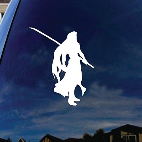 SoCoolDesign Dissidia Sephiroth Kask Araba vinil çıkartma 4 Boyunda (Beyaz)