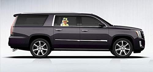 Senksll Kraliçe Araba pencere sarılmak Komik Araba Sticker Pencere Çıkartması Araçlar için Otomotiv Çıkartmaları (Sağ Taraf