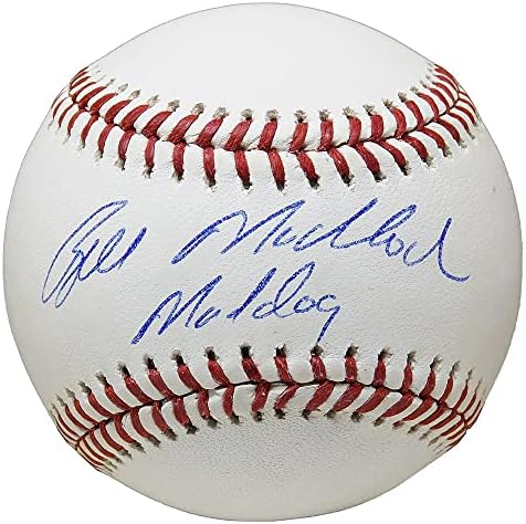 Bill Madlock, Çılgın Köpek İmzalı Beyzbol Toplarıyla Rawlings Resmi MLB Beyzbolunu İmzaladı