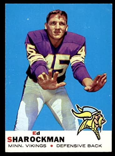 1969 Topps 104 Ed Sharockman Minnesota Vikingleri (Futbol Kartı) NM Vikingler Pittsburgh