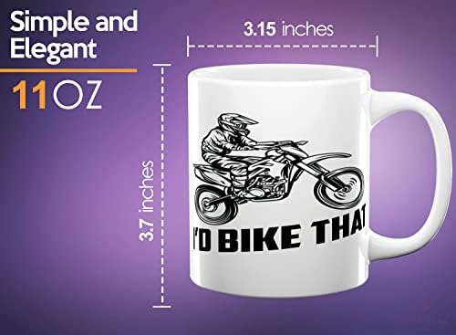 Egzersiz Kupa Kahve Kupa 11oz Beyaz-Test15-Biker Komik Bisiklet Hobisi