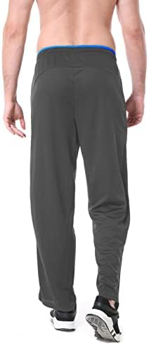 Erkek Sweatpants Fermuarlı Cepler ile Hafif Açık Alt egzersiz pantolonları Koşu, Egzersiz, Spor Salonu, Koşu, Eğitim