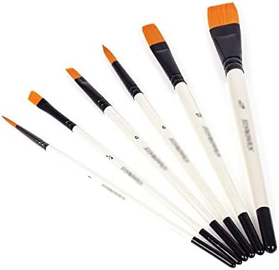 n / a 6 Boya Fırçaları Suluboya Naylon Saç Kol Propilen Kaplama Fırça Ürünleri (Renk: A, Boyut : Bir Boyut)