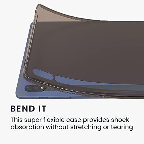 kwmobile Kılıf Samsung Galaxy Tab ile Uyumlu S8 Ultra Kılıf-Tablet için Yumuşak TPU Arka Koruyucu Kapak-Siyah / Şeffaf