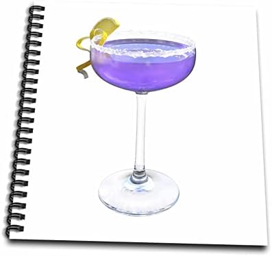 3dRose Boehm Grafik İçecekler - Bir Havacılık kokteyli alkollü içecek-Çizim Kitapları (db_357633_2)