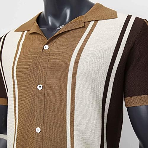 2023 Yeni Erkek Açık Vintage Alt Uzun Kollu T Gömlek Çok Panel Kontrast Örgü Rahat Üst Uzun Kollu 100