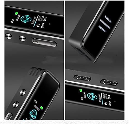 DLOETT Dijital Ses Aktif Kaydedici Kulaklık Uzun Mesafe Ses Kayıt MP3 Çalar Gürültü Azaltma WAV Kayıt ile IPS Ekran (Renk