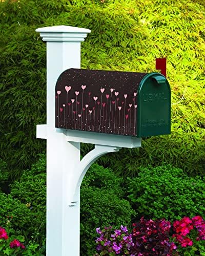 Sevgililer Günü Posta Kutusu Kapağı-İlkbahar Yaz Sonbahar Kış Manyetik Posta Kutusu Kapakları Açık Bahçe için Dekor Aksesuarları