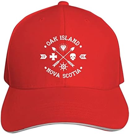 Meşe Adası Nova Scotia Oklar ve Kafatasları Erkekler Kadınlar Ayarlanabilir beyzbol şapkası kamyon şoförü şapkaları Güneş