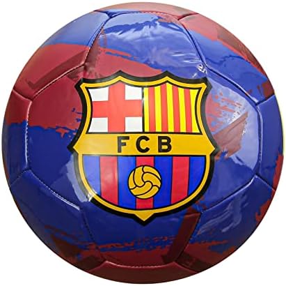 Icon Sports Resmi Lisanslı Dünya Kulüp Takımları Yönetmeliği Junior Size 3 Futbol Topu / FC Barcelona, Donanma Fırçası
