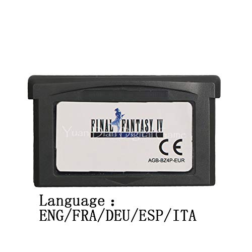 ROMGame 32 Bit El Konsolu video oyunu Kartuş Kart Final Fantasy Iv Advance Eng / Fra / Deu / Esp / Ita Dil Ab Versiyonu Gri