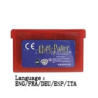 ROMGame 32 Bit El Konsolu video oyunu Kartuş Kart Harry Potter Koleksiyonu Eng / Fra / Deu / Esp / Ita Dil Ab Versiyonu Kırmızı