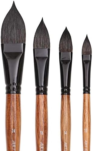 SDGH Oval Sanatçı Suluboya Boya Fırçası Sanat Yumuşak Fırça Boyama Kalem Guaj Yıkama / Paspas Boyama Malzemeleri