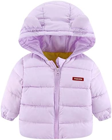 Yürüyor Çocuk Bebek Erkek Kız Kış Sıcak Ceket Giyim Mektup Ayı Kulaklar Mont Kapşonlu Yastıklı Dış Giyim Büyük Çocuk