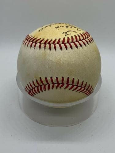 Joe DiMaggio Yankees İyi Şanslar İmzalı İmza OMLB Resmi Beyzbol PSA DNA İmzalı Beyzbol Topları