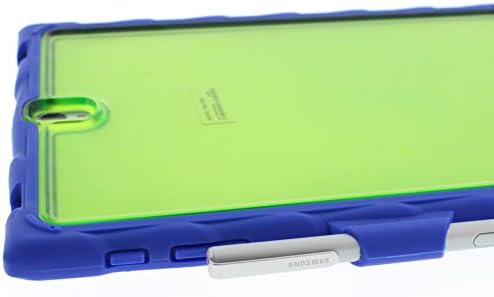 Samsung Galaxy Tab S3 Tablet için S kalem yuvası ile Gumdrop Droptech şeffaf kılıf Ticari, iş ve ofis ihtiyaçları için-Kraliyet