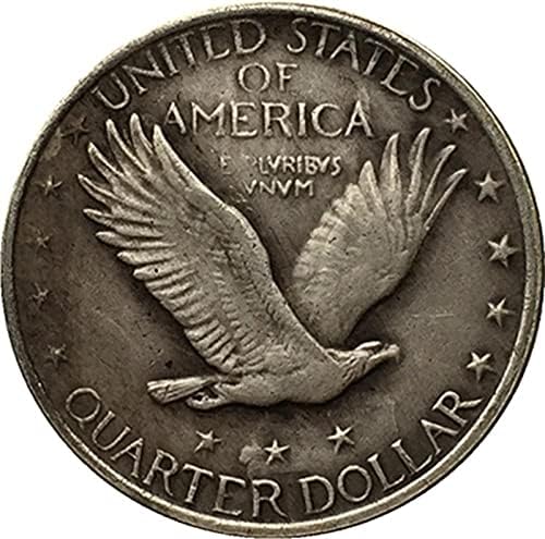 Hatıra parası Cryptocurrency Favori Sikke 1927 Amerikan Liberty Kartal Gümüş Kaplama Sert Sikke Kopya Para hatıra parası