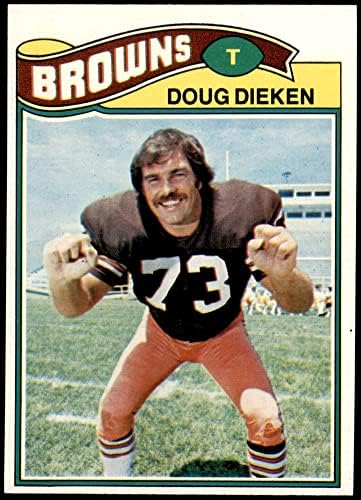 1977 Topps 162 Doug Dieken Cleveland Browns-FB (Futbol Kartı) ESKİ/MT Browns-FB Illinois