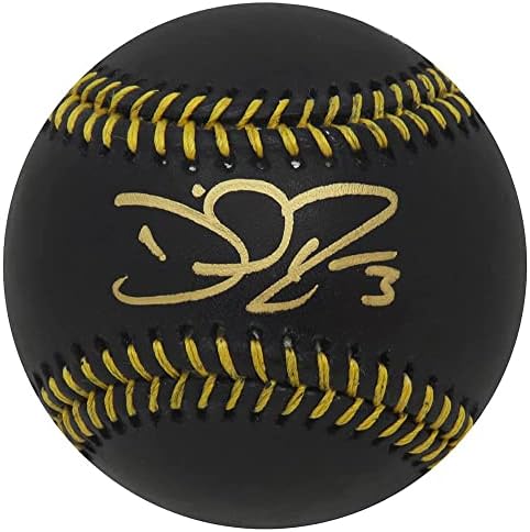 David Ross, Rawlings Resmi Siyah MLB Beyzbol İmzalı Beyzbol Toplarını İmzaladı