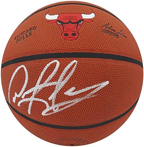 Dennis Rodman İmzalı Wilson Chicago Bulls Logosu NBA Basketbol - İmzalı Basketbollar
