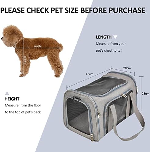 TJLSS Köpek Taşıyıcı Köpek Sırt Çantası Kediler Taşıma Çantası Pet Taşıma Çantası Seyahat Çantaları Taşıyıcı Kediler için