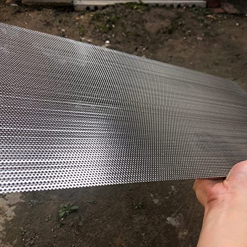 FengYoo Delikli Saclar-Genişletilmiş ve Delikli Saclar-Delikli Paslanmaz Çelik Sac-20GA 0,06 Delik (Yaklaşık 1,5 mm) 23,6X
