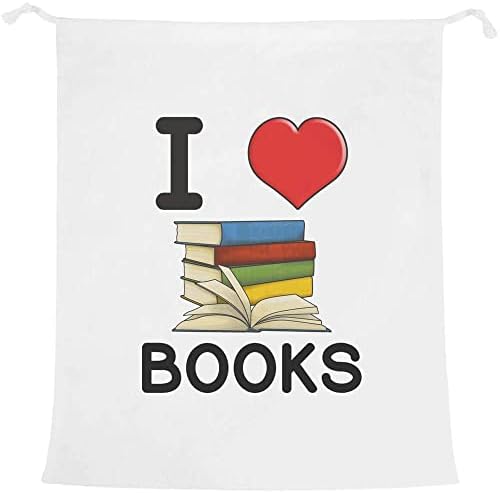 Azeeda' Kitapları Seviyorum ' Çamaşır/Yıkama/Saklama Çantası (LB00022250)