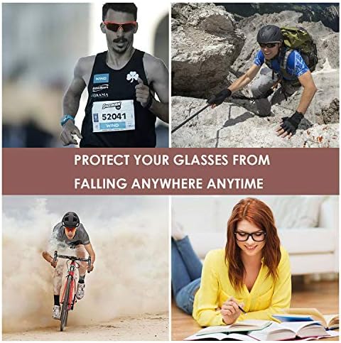DODOGA Gözlük Anti Kayma Tutucu Silikon Gözlük Kulak Kancası Gözlük Tutucu Değiştirme Çocuk Yetişkin Spor Gözlük Askısı Tutucu