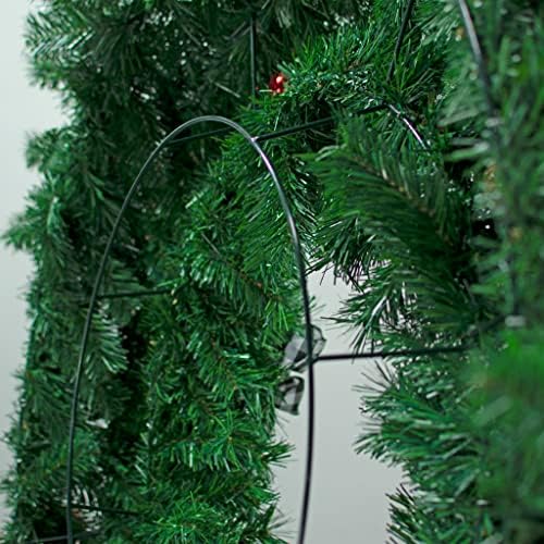 48İN Premier Çam Köknar Noel Çelenk Yapay PVC Fırça Aydınlatılmamış 4FT Çapı