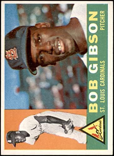 1960 Topps 73 Bob Gibson St. Louis Kardinalleri (Beyzbol Kartı) ESKİ / MT Kardinalleri