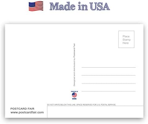 WASHİNGTON EYALET HARİTASI kartpostal seti 20 özdeş kartpostal. WA haritası ve eyalet sembolleri olan kartpostallar. ABD'de