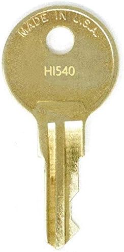 Hirsh Industries Hİ540 Yedek Anahtarlar: 2 Anahtar