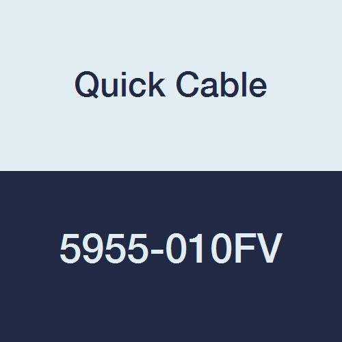Hızlı Kablo 5955-010FV 3/8 Saplama Max 45° Lug, Kalay Kaplı Bakır, 1/0 Gauge, Kıvrılabilir veya Lehimlenebilir (10'lu Paket)