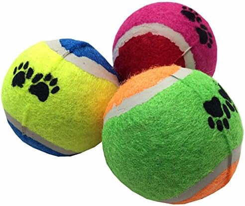 GoodPooch 3 adet Pet Tenis Topları Getir Atmak Çiğnemek Köpek Topları Oyuncaklar