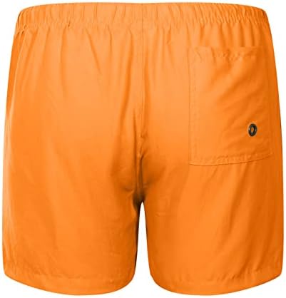 Ozmmyan İpli Şort Erkekler Katı Nefes Üç Noktalı Pantolon plaj şortu Spor Şort Elastik Dantel-Up Pantolon