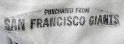 San Francisco Giants Paul Faries 39 Oyun Kullanılmış Beyaz Forma DP17465 - Oyun Kullanılmış MLB Formaları