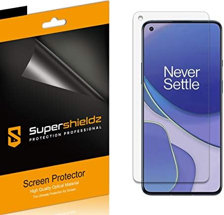 (6 Paket) Supershieldz OnePlus 9 / OnePlus 9 5G Ekran Koruyucu için Tasarlanmış, Yüksek Çözünürlüklü Net Kalkan (PET)
