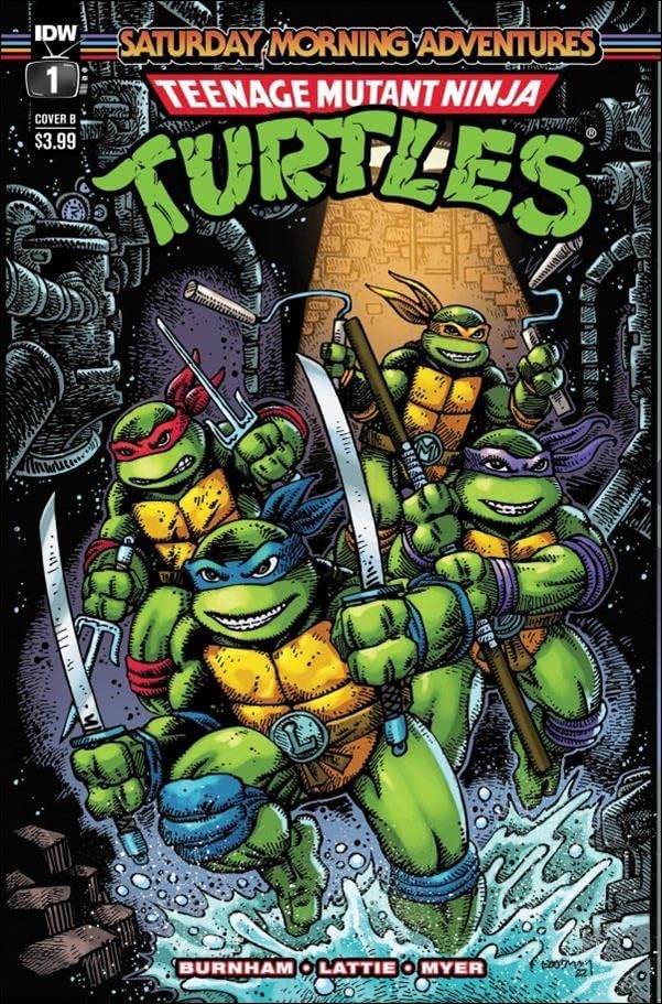Teenage Mutant Ninja Kaplumbağalar: Cumartesi Sabahı Maceraları 1B VF / NM; IDW çizgi romanı