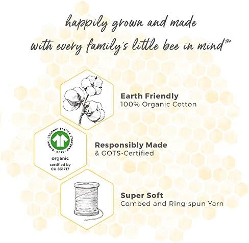 Burt's Bees Bebek Kundakları, Muslin Pamuklu Bebek Battaniyeleri, 3'lü Paket, Çok Amaçlı Hafif ve Nefes Alabilen %100 Organik