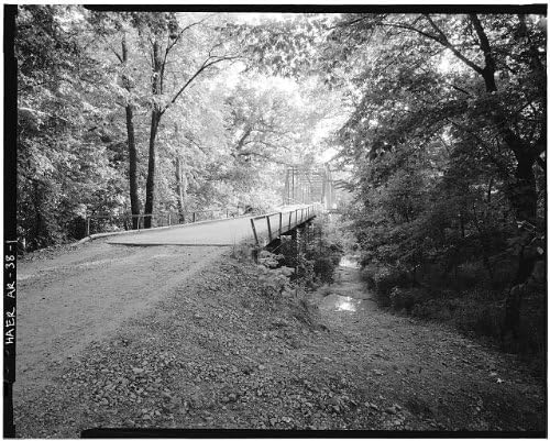Tarihselfindings Fotoğraf: Wyman Köprüsü, ilçe Yolu 48, Fayetteville, Washington ilçesi, Arkansas, AR, HAER