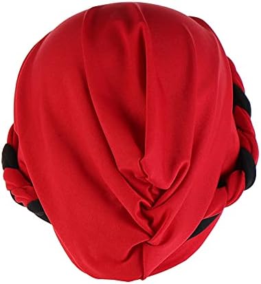 Fxhıxıy Başörtüsü Örgü İpeksi Türban Şapka Kadınlar için Kanser Kemo Kasketleri Kap Headwrap Şapkalar