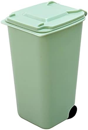WXXGY çöp kutusu 2 Adet çöp tenekesi Masaüstü saklama kutusu Ev çöp sepeti Konteyner Masaüstü temizlik kovası Masası saklama