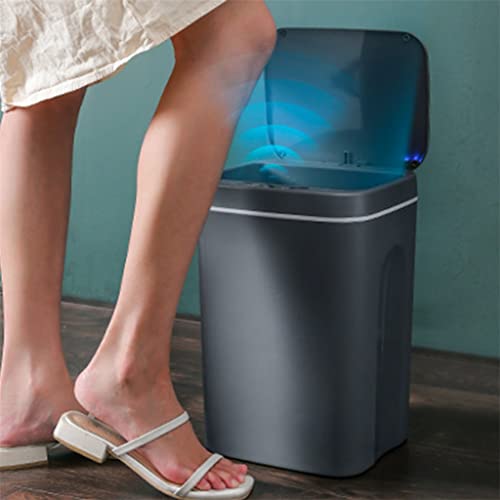 CHUNYU Akıllı çöp tenekesi Otomatik sensörlü çöp kovası Sensörü Elektrikli çöp kutusu Ev çöp kutusu (Renk: bir Renk, Boyut: