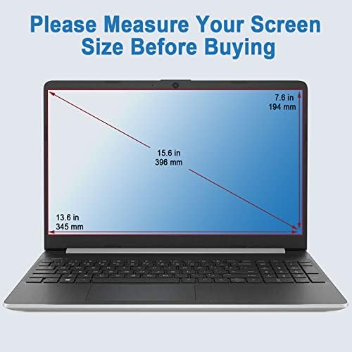 (2'li Paket) 15.6 inç HD Kristal Berraklığında Ekran Koruyucu için HP Dizüstü 15.6 / HP Pavilion 15.6 / HP Envy x360 15.6